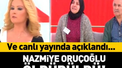 Flaş! Nazmiye Oruçoğlu DNA testi sonucu açıklandı: Öldürüldü!