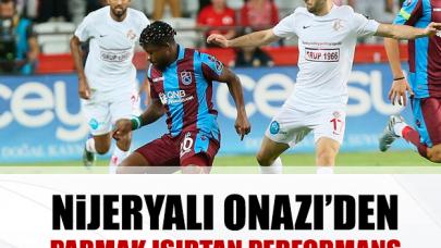 Onazi performansıyla büyüledi