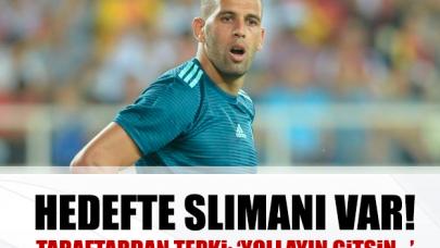 Slimani'ye büyük tepki!