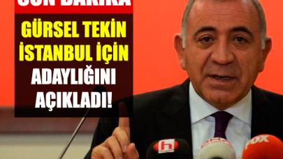 Gürsel Tekin İstanbul Büyükşehir Belediye Başkanlığı için adaylığını açıkladı!