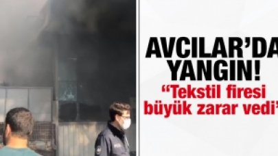 Avcılar'daki Köroğlu Aliminyum'da yangın!