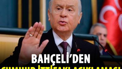 Bahçeli'den Cumhur İttifakı açıklaması