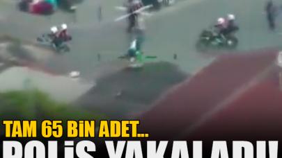 Tahtakale'de 65 bin sahte ürün yakalandı