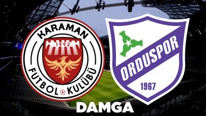 Karaman Futbol Kulübü Orduspor 1967 SK maçı canlı izle