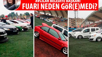 Modifiye araç fuarını herkes gördü, Toprak gör(e)medi!