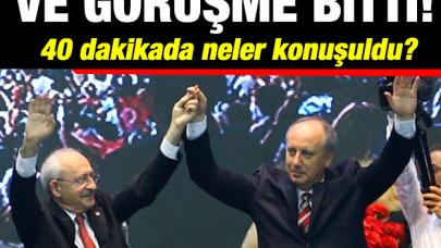 Kılıçdaroğlu - İnce görüşmesi sona erdi! İlk açıklama geldi...