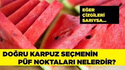 Yaz geldi karpuz sezonu açıldı! İşte iyi sulu, tatlı ve az çekirdekli karpuz seçmenin püf noktaları…