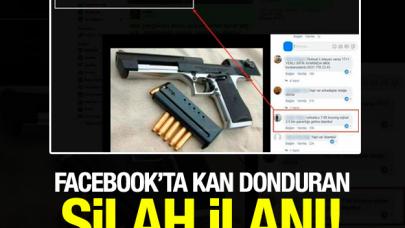 Facebook'ta kan donduran silah ilanı!