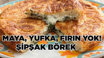 Maya, yufka, fırın yok! Beş dakikada hazır tavada çıtır börek