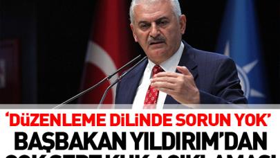 Başbakan Yıldırım'dan çok sert KHK açklaması