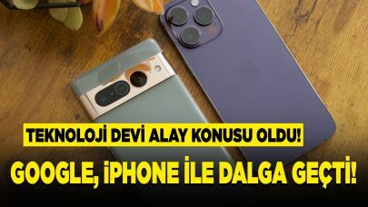 Google, iPhone ile alay etti!