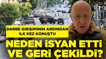 Prigojin'den isyan girişiminin ardından ilk açıklama