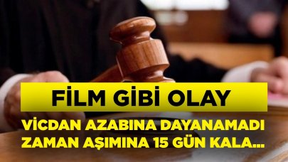 Film gibi olay! Zaman aşımına 15 gün kala cinayeti itiraf etti