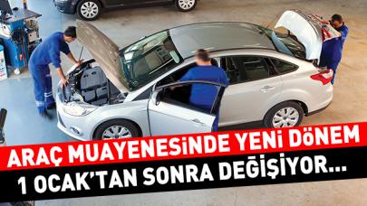 Araç muayenelerinde 1 Ocak'tan itibaren yeni uygulama