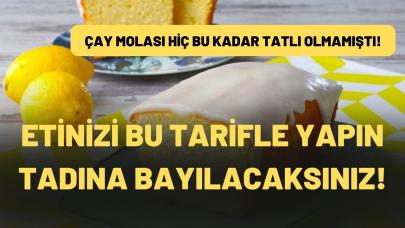 Çay saatlerinin favorisi yumuşacık limonlu kek!