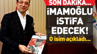 Ekrem İmamoğlu istifa edecek! O isim canlı yayında açıkladı