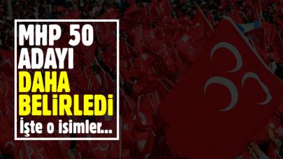 MHP'nin 50 belediye başkanı adayı açıklandı! İşte o isimler