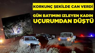 Feci son: Gün batımını izlerken uçurumdan düştü