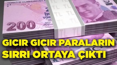 Gıcır gıcır banknotların sırrı ortaya çıktı!