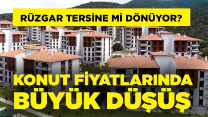 Konut fiyatlarında büyük düşüş! Ev var, talep yok...