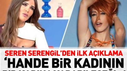 Yılın skandalına aday olabilecek olayda Seren Serengil'den açıklama