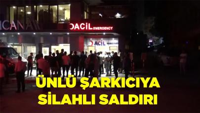 Sahne alan şarkıcıya silahlı saldırı