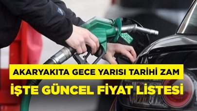 Akaryakıta gece yarısı tarihi zam! ÖTV zammı pompaya ne zaman yansıyacak? İşte en güncel akaryakıt fiyatları listesi...