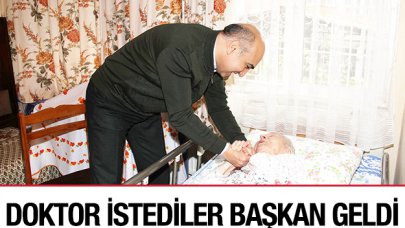 Doktor istediler başkan geldi