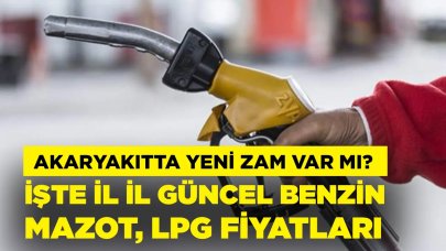 Benzin ve mazotta yeni zam var mı? Güncel benzin, motorin, LPG fiyatları 19 Temmuz 2023 Çarşamba