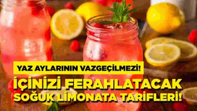 Yaz sıcaklarına birebir 3 farklı limonata tarifi!