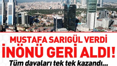 Sarıgül verdi İnönü geri aldı