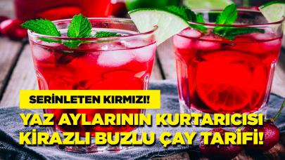 Buzlu çayın en lezzetli tarifi: Kirazlı buzlu çay nasıl yapılır?