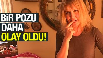 Seda Akgül'den leopar taytıyla bacak pozu!