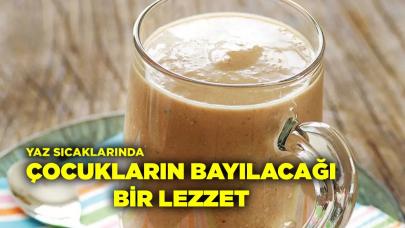 Yaz Sıcaklarında Çocukların Bayılacağı Sağlıklı İçecek Tarifi