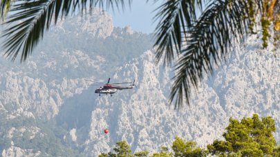 Kemer'deki orman yangını 5. gününde