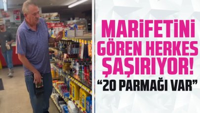 "20 parmak" stok denetçisinin yeteneği görenleri şoke etti!