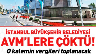 Büyükşehir AVM'lere çöktü