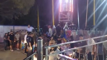 Lunaparkta korku dolu anlar: Faciadan kıl payı dönüldü