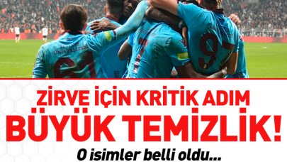 Trabzonspor'da devre arası operasyonu