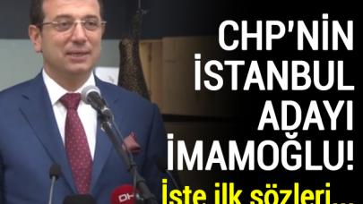 CHP'nin İstanbul Büyükşehir Belediye Başkanı Adayı Ekrem İmamoğlu