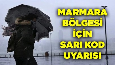 Marmara Bölgesi başta olmak üzere MGM'den "sarı kod" uyarısı