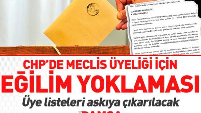 Meclis üyeliği için eğilim yoklaması