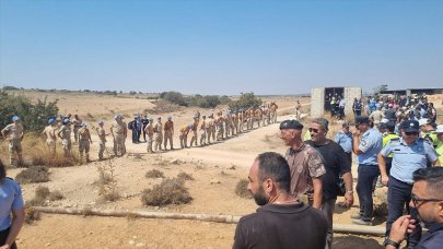 BM Barış Gücü askerleri ile KKTC güvenlik güçleri arasında 'yol yapım' gerginliği