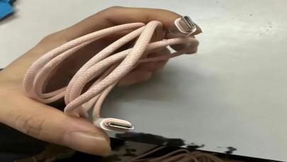 iPhone 15'in örgülü USB-C kabloları ortaya çıktı!