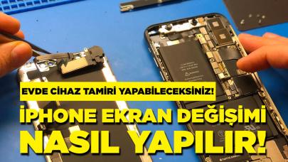 iPhone ekran değişimi nasıl yapılır ?