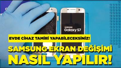 Samsung ekran değişimi nasıl yapılır ?