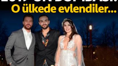 Burcu Kıratlı ve Sinan Akçıl Amsterdam'da evlendi!