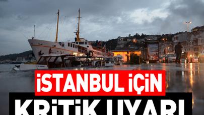 İstanbul'da yağmur uyarısı!