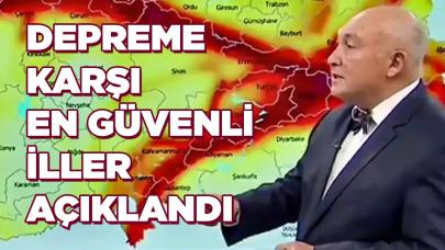 Prof. Dr. Ercan yıkıcı depreme karşı en güvenli illeri açıkladı