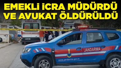 Anlaşmazlık cinayetle sonuçlandı: Emekli icra müdürü ve avukatı öldürdü